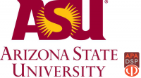 Arizona State University Logo with DSP icon